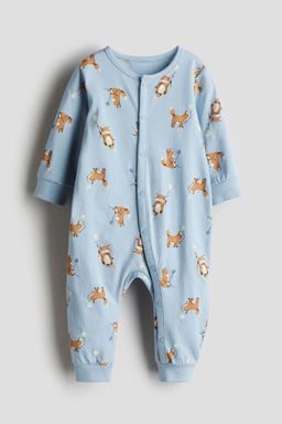 H&M - Boys Multi-Color Patterned Sleepsuit