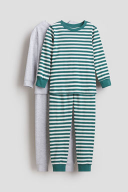 H&M - Boys 2-Pack Printed Cotton Pyjamas