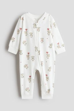 H&M - Boys Multi-Color Patterned Sleepsuit