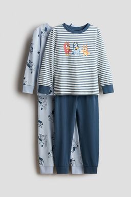 H&M - Boys 2-Pack Printed Cotton Pyjamas