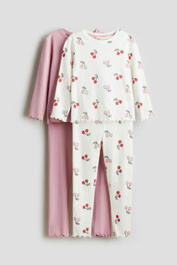 H&M - Girls 2-Pack Jersey Pyjamas