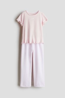 H&M - Girls Pink Jersey Pyjamas