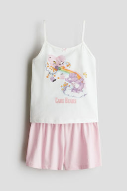 H&M - Girls Pink Cotton Pyjamas