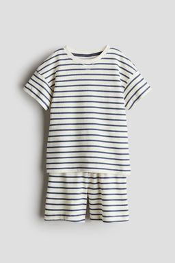 H&M - Boys White Cotton Pyjamas