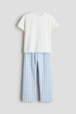 H&M - Boys White Cotton Pyjamas
