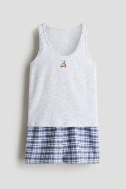 H&M - Girls Blue Cotton Pyjamas