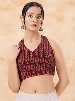 VAMAS - THE DESIGNER BLOUSES - Glamorous Georgette Blouse with Delicate