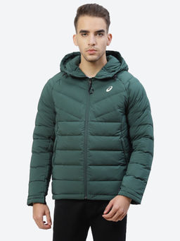 ASICS - High Tech Down Green Men Gym & Training Jackets