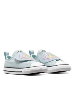 Converse - Taylor All Star Heart Strap Easy On Low Top Blue Sneakers