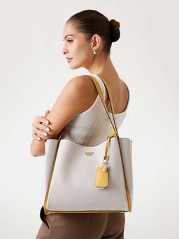 Guess - Marigold Textured Nicolette Girlfriend Shoulder Bag