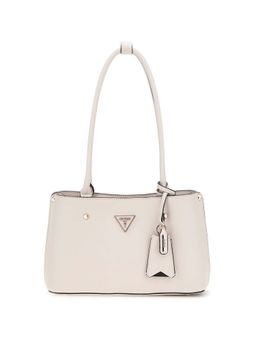 Guess - Ivory Solid Meridian Shoulder Bag