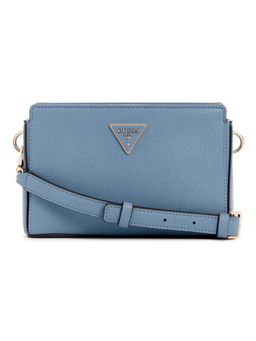 Guess - Slate Solid Meridian Top Zip Crossbody Bag