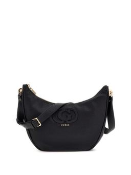 Guess - Black Solid Calebra Hobo Shoulder Bag
