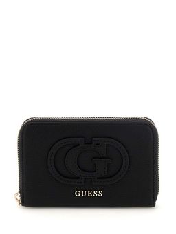 Guess - Black Solid Calebra Zip Around Wallet (M)