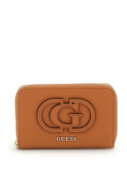 Guess - Cognac Solid Calebra Zip Around Wallet (M)