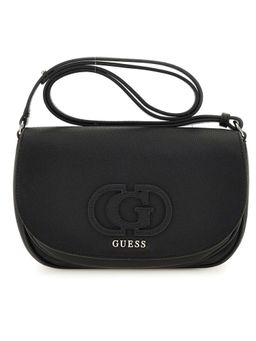Guess - Black Solid Calebra Convertible Crossbody Bag