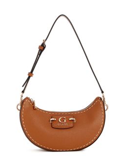 Guess - Caramel Solid Nastra Top Zip Shoulder Bag