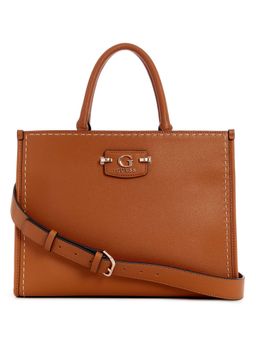 Guess - Caramel Solid Nastra Tote Bag with Detachable Strap