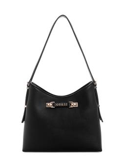 Guess - Black Solid Lefia Shoulder Bag