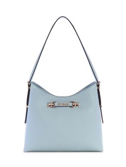 Guess - Misty Blue Solid Lefia Shoulder Bag