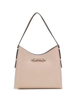Guess - Simply Taupe Solid Lefia Shoulder Bag (L)