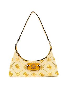 Guess - Marigold Logo Printed Neda Top Zip Shoulder Bag