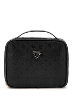 Guess - Black Textured Wilder Organizer Cosmetic Case