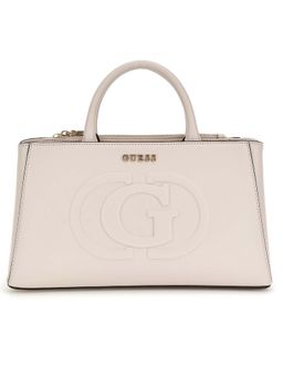 Guess - Stone Solid Eco Mietta Society Satchel Bag with Detachable Strap (S)