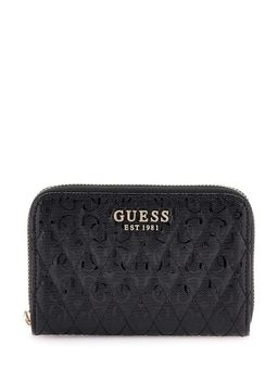 Guess - Black Textured Betula Zip Around Wallet (M)