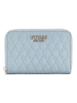 Guess - Stormy Blue Textured Betula Zip Around Wallet (M)