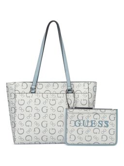 Guess - Moss Printed Delphine Tote Bag with Pouch (Set of 2)
