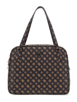 Guess - Brown Printed Wilder Travel Shoulder Bag