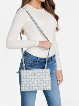 Guess - Sage Printed Akir Crossbody Bag