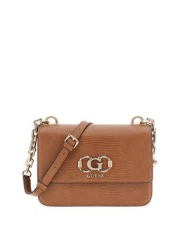 Guess - Cognac Textured Salinge Crossbody Bag