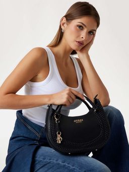 Guess - Black Solid Tatum Sling Bag
