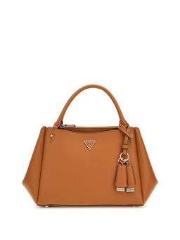 Guess - Caramel Solid Talent Multi Comp Satchel Bag with Detachable Strap