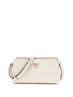 Guess - Off White Solid Talent Top Crossbody Bag