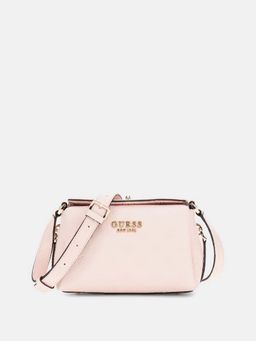 Guess - Rosewater Logo Textured Phoebe Mini Crossbody Bag