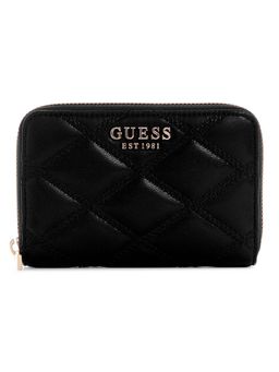 Guess - Black Textured Tamsin Zip Around Wallet (M)