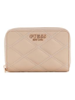 Guess - Light Beige Textured Tamsin Zip Around Wallet (M)