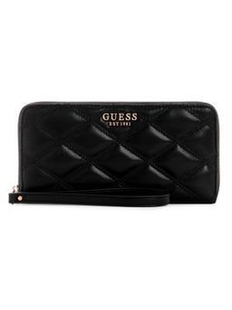 Guess - Black Textured Tamsin Zip Around Wallet (L)