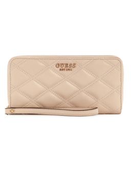 Guess - Light Beige Textured Tamsin Zip Around Wallet (L)