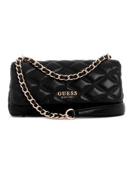 Guess - Black Solid Tamsin Convertible Crossbody Bag