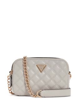 Guess - Grey Solid Giully Camera Crossbody Bag