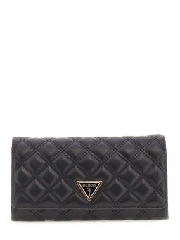 Guess - Black Solid Giully Organizer Crossbody Bag