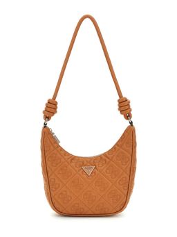 Guess - Caramel Textured Adelasia Top Zip Shoulder Bag