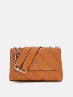 Guess - Caramel Solid Adelasia Convertible Crossbody Bag