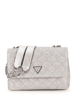 Guess - Silver Solid Giully Crossbody Bag