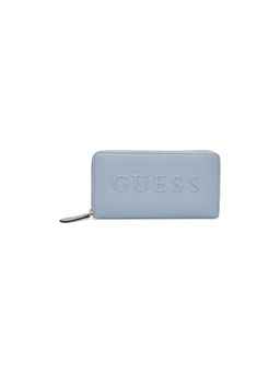 Guess - Pale Denim Solid Haddington Zip Around Wallet (M)