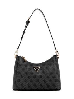 Guess - Coal Logo Printed Meridian Shoulder Bag